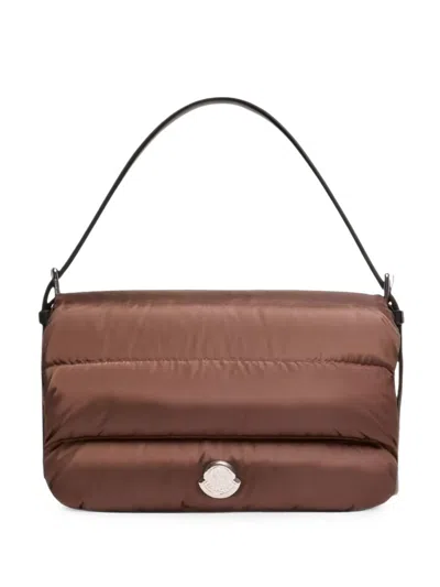 Moncler Caradoc Nylon Shoulder Bag In Red
