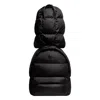 Moncler Padded Backpack With Adjustable Straps And Pockets In Black