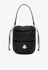 Moncler Caradoc Padded Bucket Bag In Black