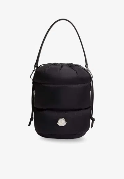 Moncler Caradoc Padded Bucket Bag In Black