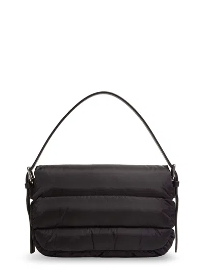 Moncler Caradoc Padded Nylon Shoulder Bag In Black