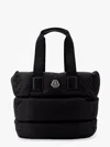 Moncler Caradoc Padded Nylon Shoulder Bag With Logo Patch
