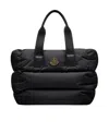 Moncler Caradoc Padded Tote Bag In Black