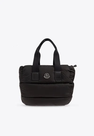 Moncler Caradoc Padded Tote Bag In Black