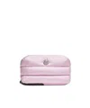 Moncler Caradoc Beauty Case Quilted Rectangular Design In Pink