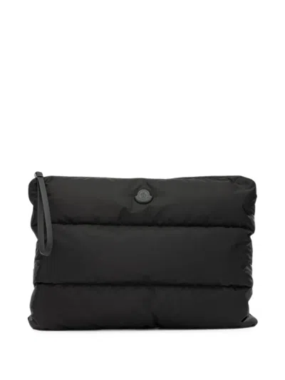 Moncler Caradoc Laptop Case Padded Design Strap In Black