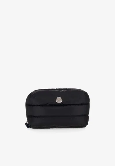 Moncler Caradoc Quilted Nylon Beauty Case In Black