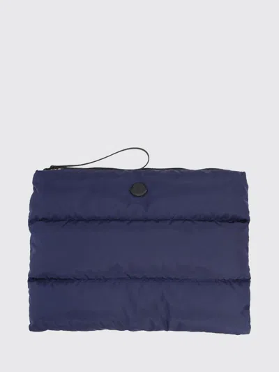 Moncler Caradoc Quilted Nylon Laptop Case In Blue