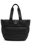 Moncler Caradoc Quilted Shell Tote In Black