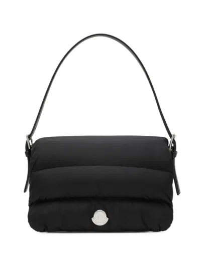 Moncler Caradoc Quilted Shoulder Bag In Purple