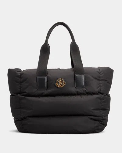 Moncler Caradoc Quilted Tote Bag In Black