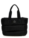 Moncler Large Caradoc Water-repellent Tote Bag In Black