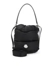 Moncler Caradoc Quilted Bucket Bag With Top Handle In Black