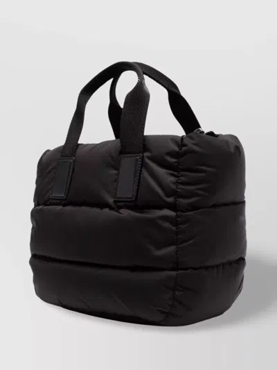 Moncler Caradoc Small Tote Bag In Black
