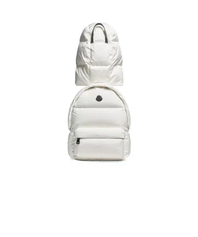 Moncler Caradoc Water-repellent Backpack In White