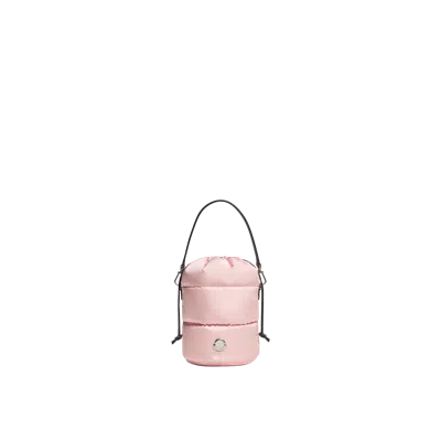 Moncler Caradoc Water-repellent Bucket Bag Pink