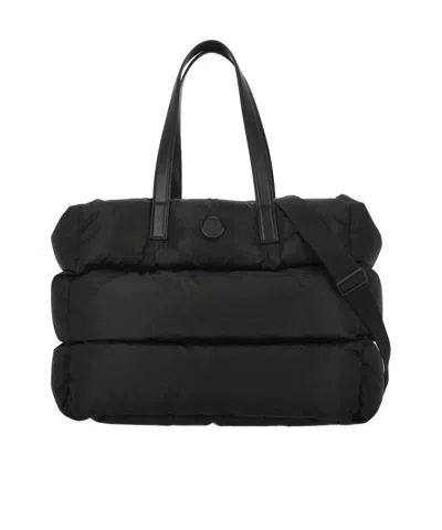 Moncler Caradoc Water-repellent Tote Bag In Black