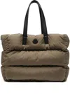 Moncler Caradoc Water-repellent Tote Bag In Neutral