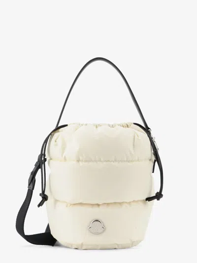 Moncler Caradoc Water-repellent Bucket Bag In White