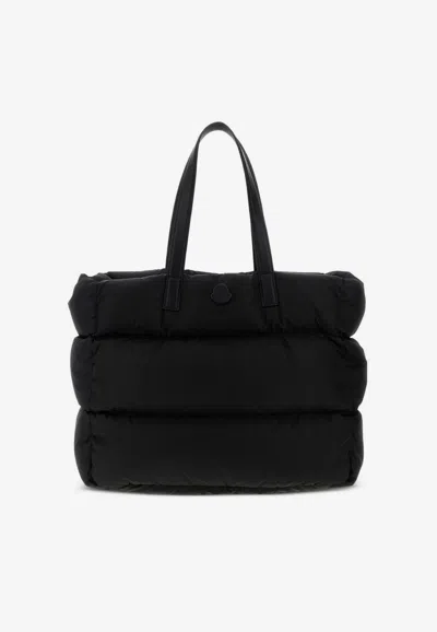 Moncler Caradoc Water-repellent Tote Bag In Black