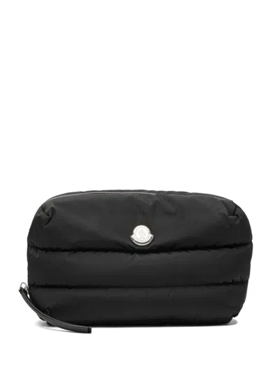 Moncler Caraodc Nylon Beauty Case In Black