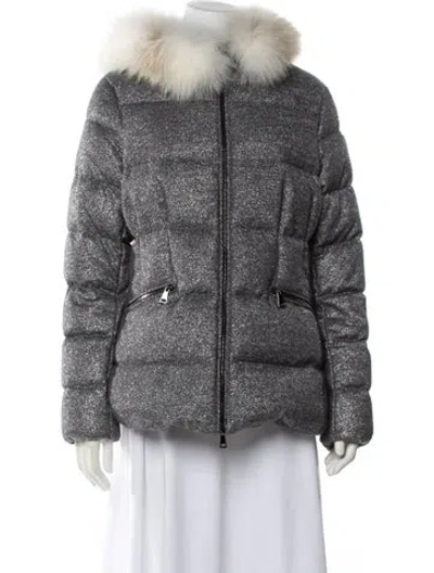 Pre-owned Moncler Cardamine Virgin Wool Down Jacket