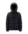 Moncler Cardere Tech Down Jacket In Blue