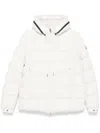 Moncler Cardere Tech Down Jacket In Neutrals