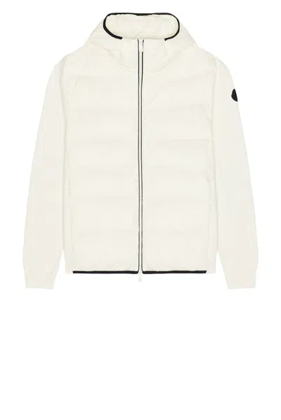 Moncler Erdon Nylon Down Jacket In White