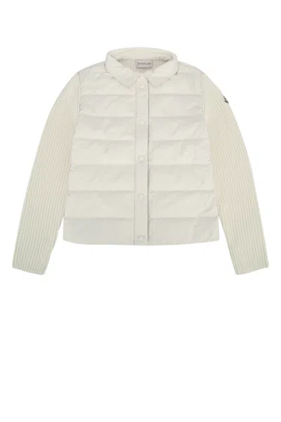 Moncler Kids' Cardigan In White