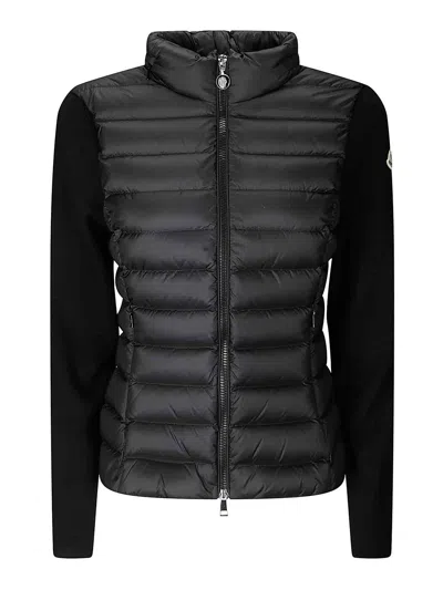 Moncler Cardigan In Black