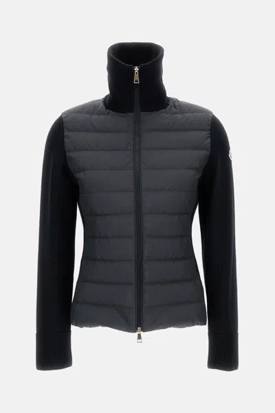Moncler Cardigan In Black