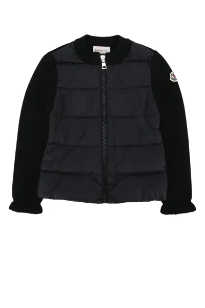 Moncler Kids' Cardigan In Black