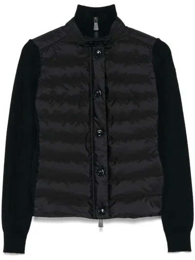 Moncler Cardigan In Black