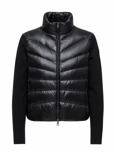 Moncler Cardigan In Black