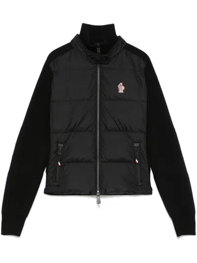 Moncler Padded Zip-up Jacket In Black  