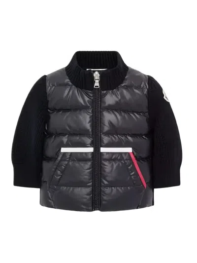 Moncler Kids' Cardigan In Blue