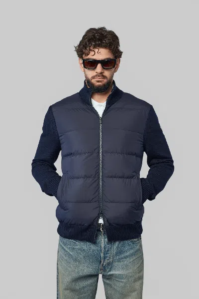 Moncler Cardigan In Blue