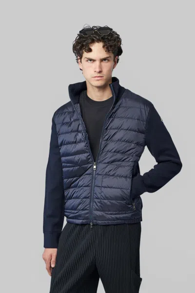 Moncler Cardigan In Blue