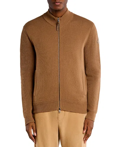 Moncler Cardigan In Brown