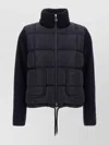 Moncler Cardigan Drawstring Hem Quilted
