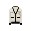 Moncler Cardigan En Coton Brodé X Frgmt In ホワイト