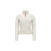 Moncler Quilted Down Cardigan In White