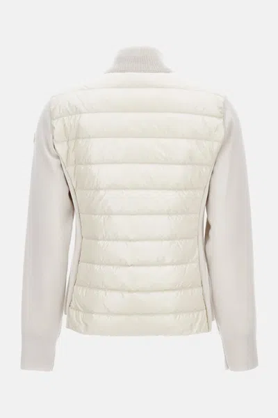 Moncler Cardigan Jacket In White