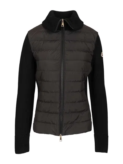 Moncler Cardigan Knitwear Black