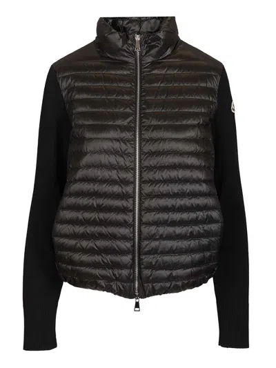 Moncler Cardigan Knitwear Black