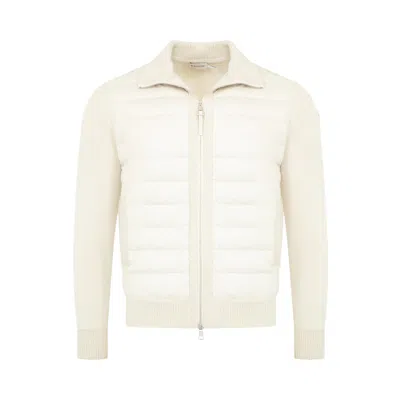 Pre-owned Moncler Cardigan 'light Beige' | Tan | Men's Size L In Brown
