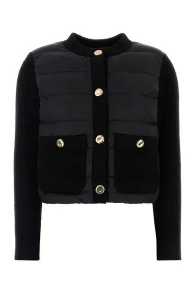 Moncler Cardigan Mini Knitwear For Women In Animal Print