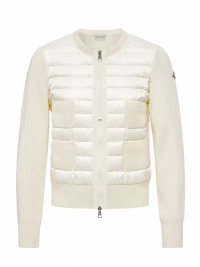 Moncler Cardigan In Neutral