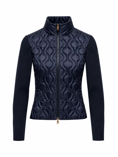 Moncler Cardigan In Blue
